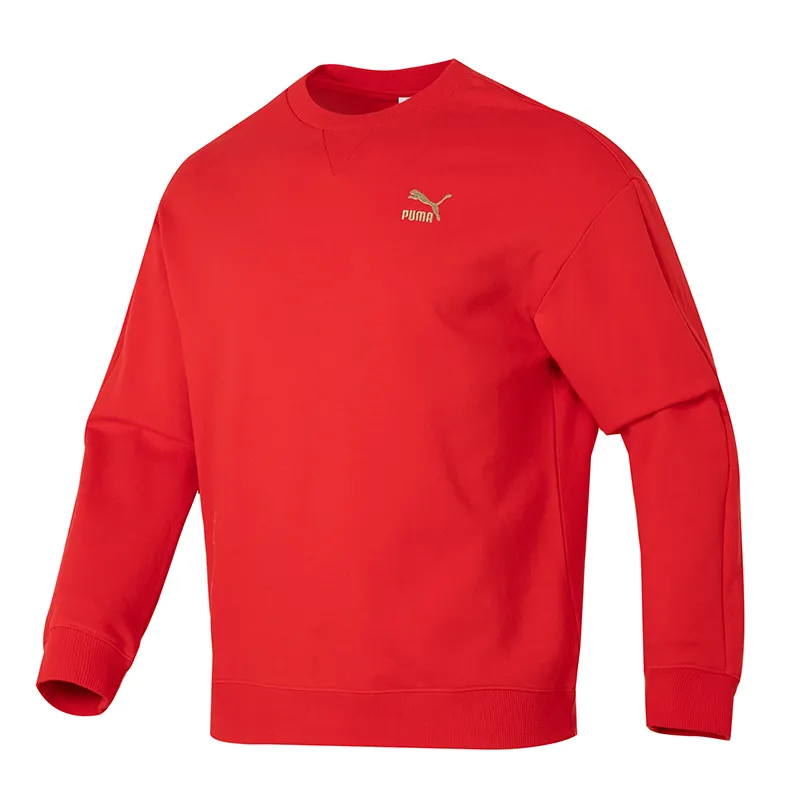 PUMA CNY Year Of The Dragon Series Sweatshirt Unisex Red