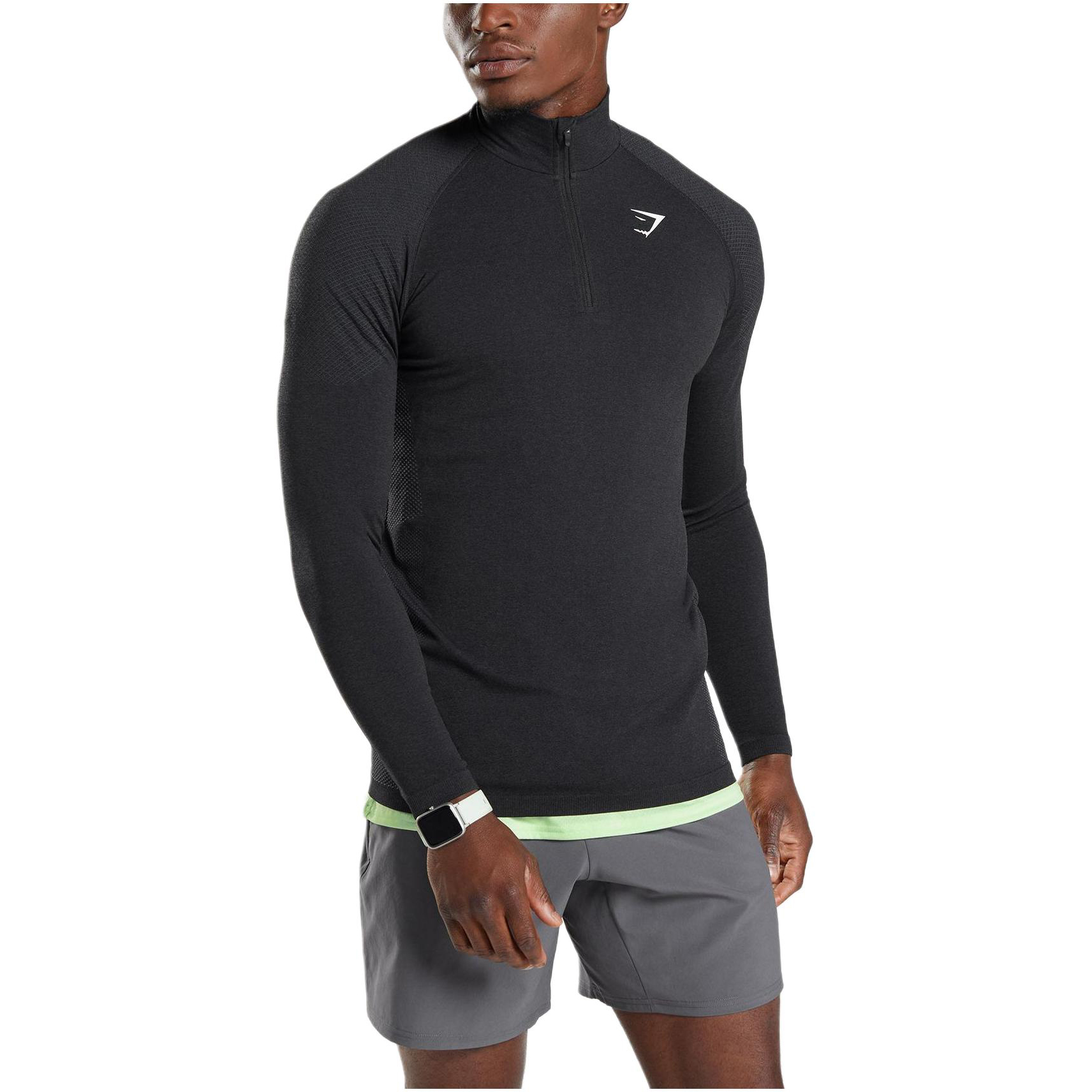 GYMSHARK Workout Clothing Men’s Black/Shadow Gray