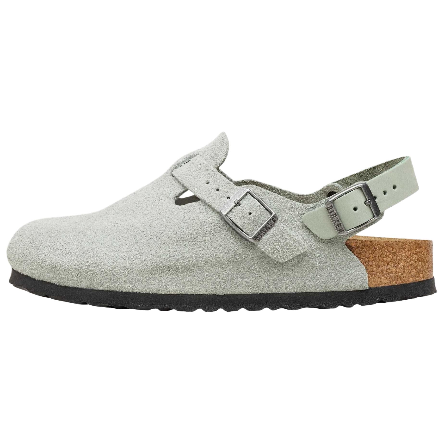 Сабо Birkenstock Tokio (шалфейно-зеленые)