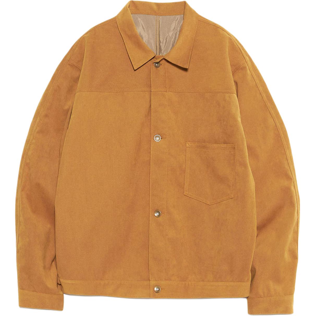 Мужская куртка nanamica SS26 Ultrasuede Short Jacket (коричневая)
