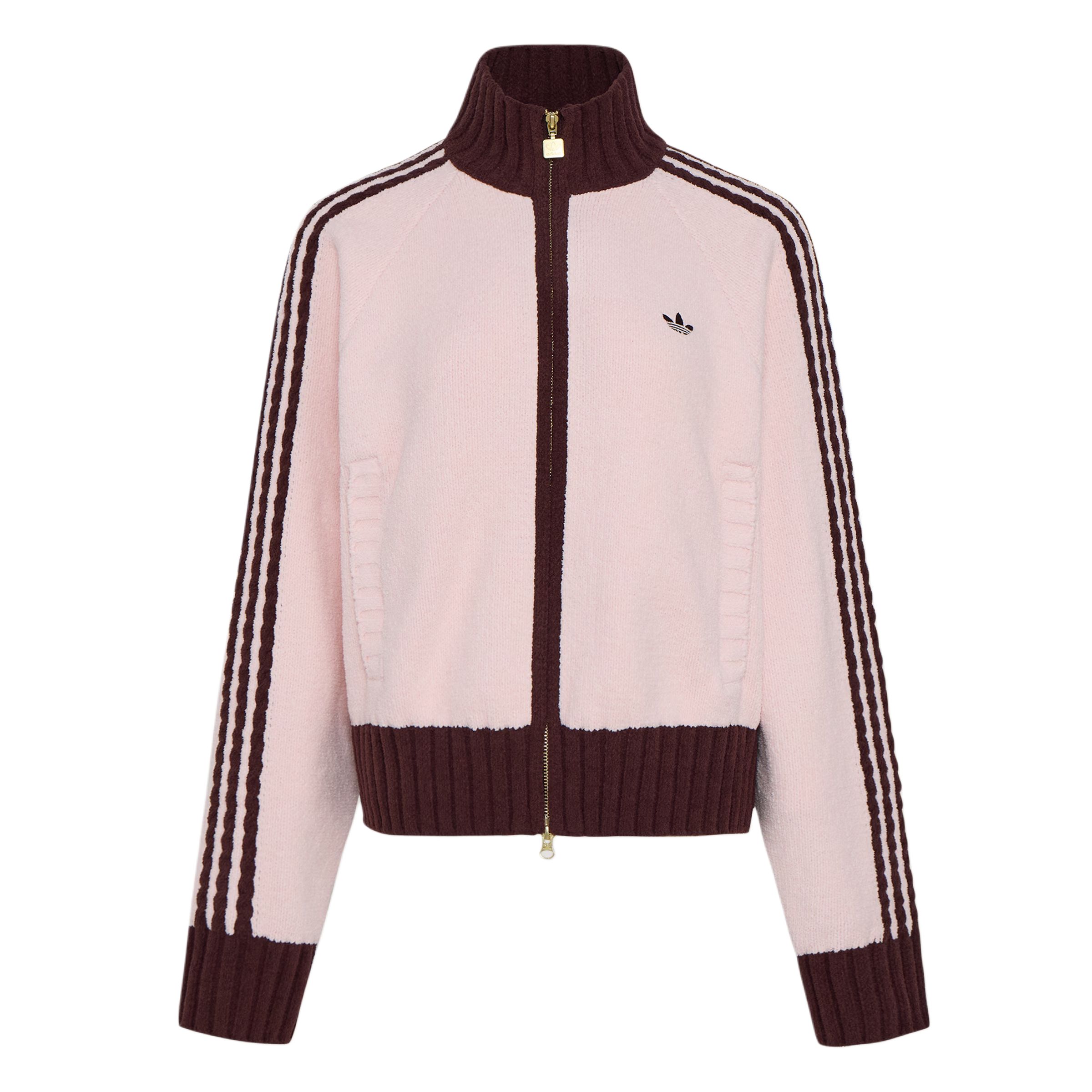 Женская куртка adidas originals W KNIT TRACK TOP (черная)