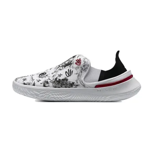 CURRY X BRUCE LEE x Under Armour SlipSpeed Fabric Low top Running Shoes Unisex White
