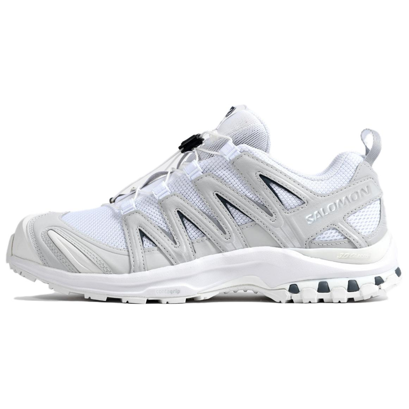 SALOMON Salomon XA PRO 3D comfortable and convenient, non-slip and wear-resistant, low-cut outdoor functional shoes, same style for men and women, white gray