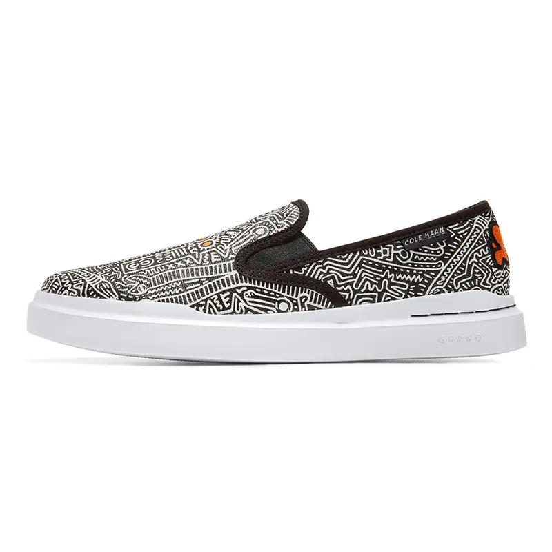 COLE HAAN x Keith Haring Low top Canvas Shoes Women's Black