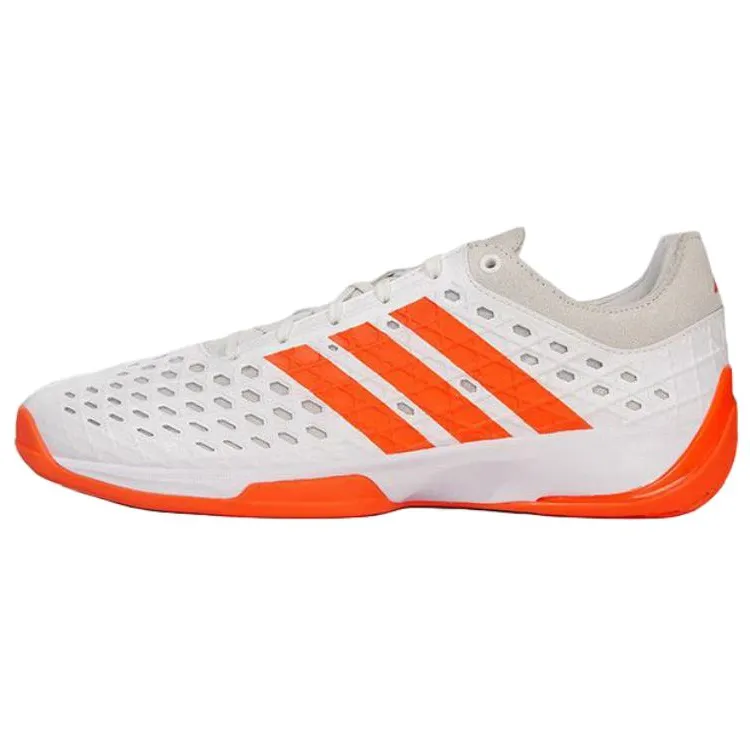 Adidas FENCING PRO 24 Slip Resistant, Abrasion Resistant, Breathable Low top Training Shoes Unisex White Orange