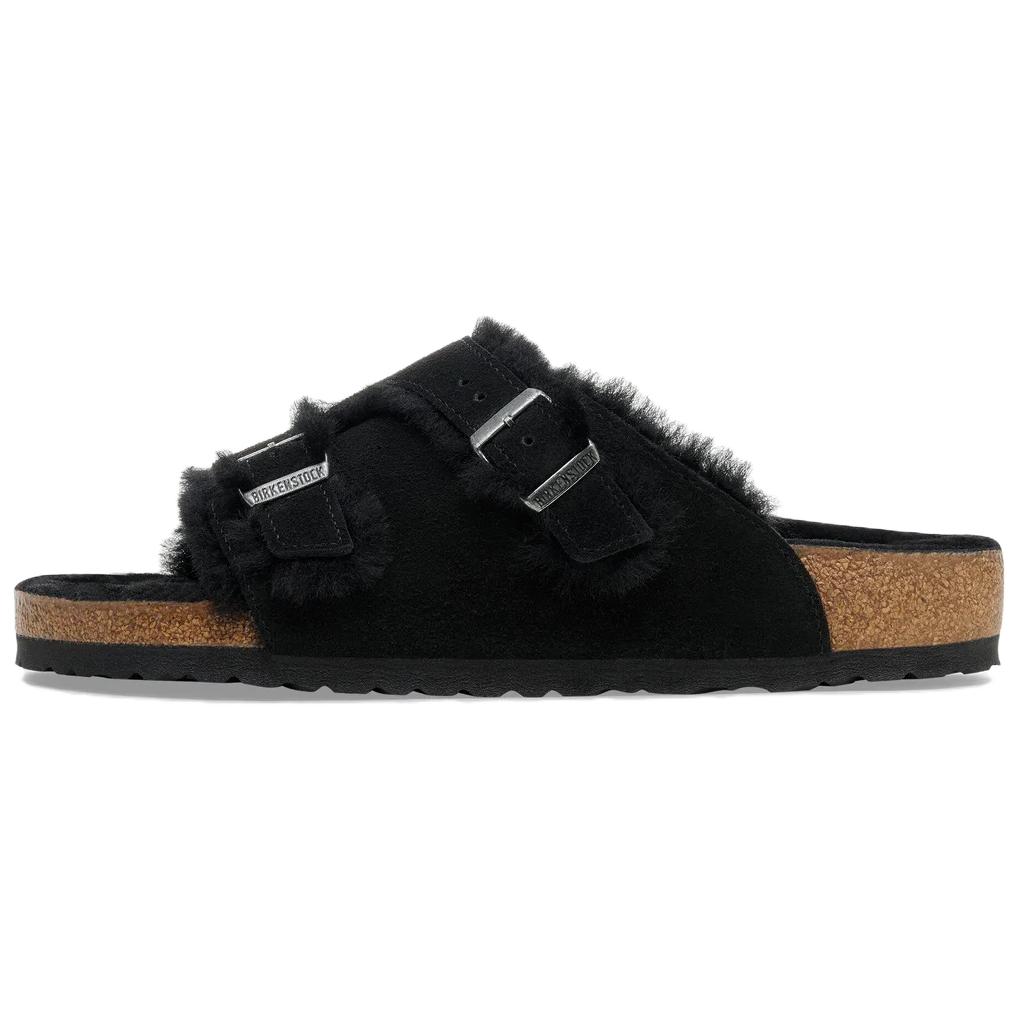 Шлепанцы Birkenstock Zürich Shearling (черные)