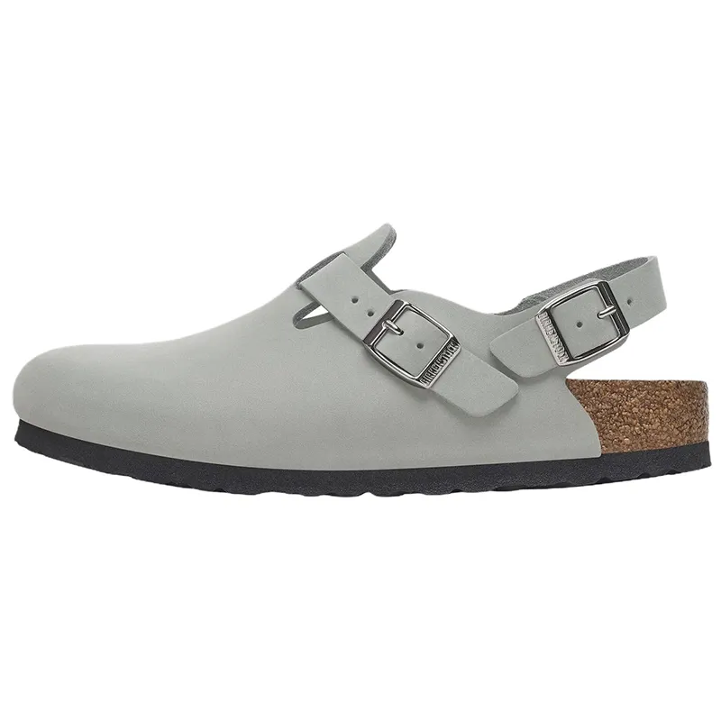 Birkenstock Tokio Closed Toe Slippers Women's Sage Green Narrow