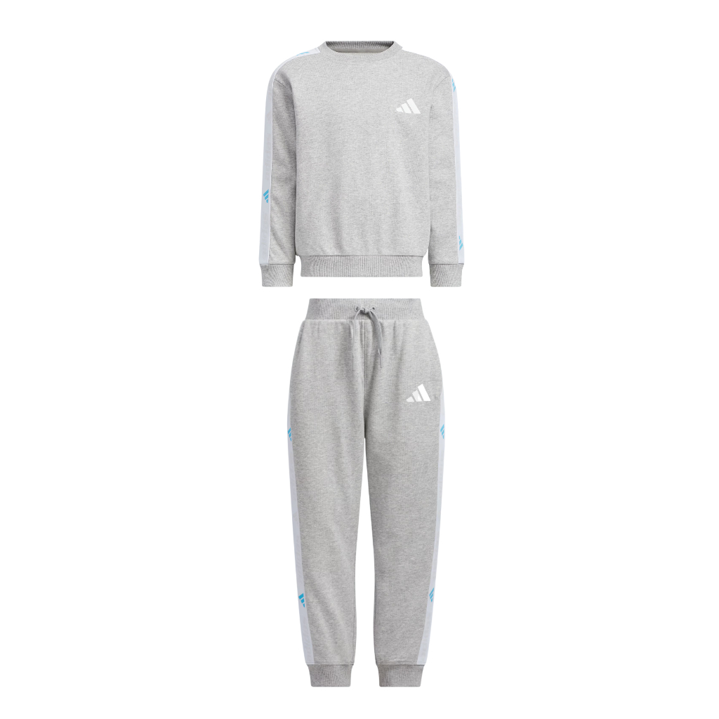 Детский спортивный костюм adidas French Terry Set (серый)