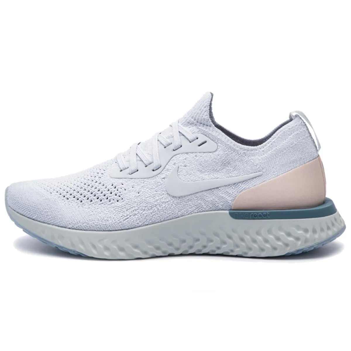 Nike Epic React Flyknit Pure Platinum Celestial Teal Women's