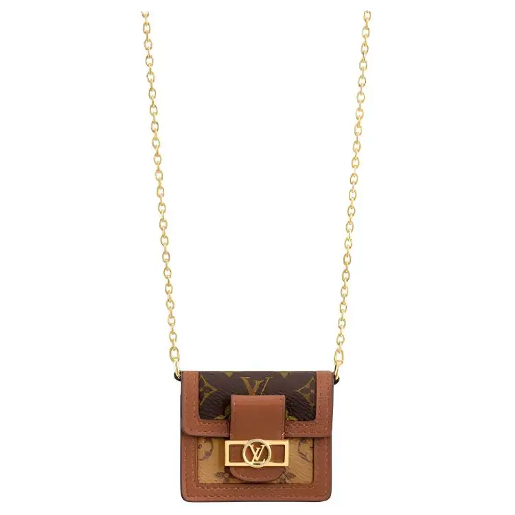 LOUIS VUITTON Calfskin Earphone Cases Women's
