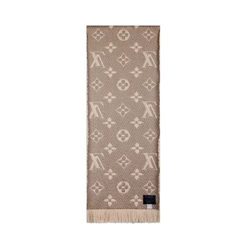 LOUIS VUITTON Pre Owned 2019 Monogrammed Fringed Scarf
