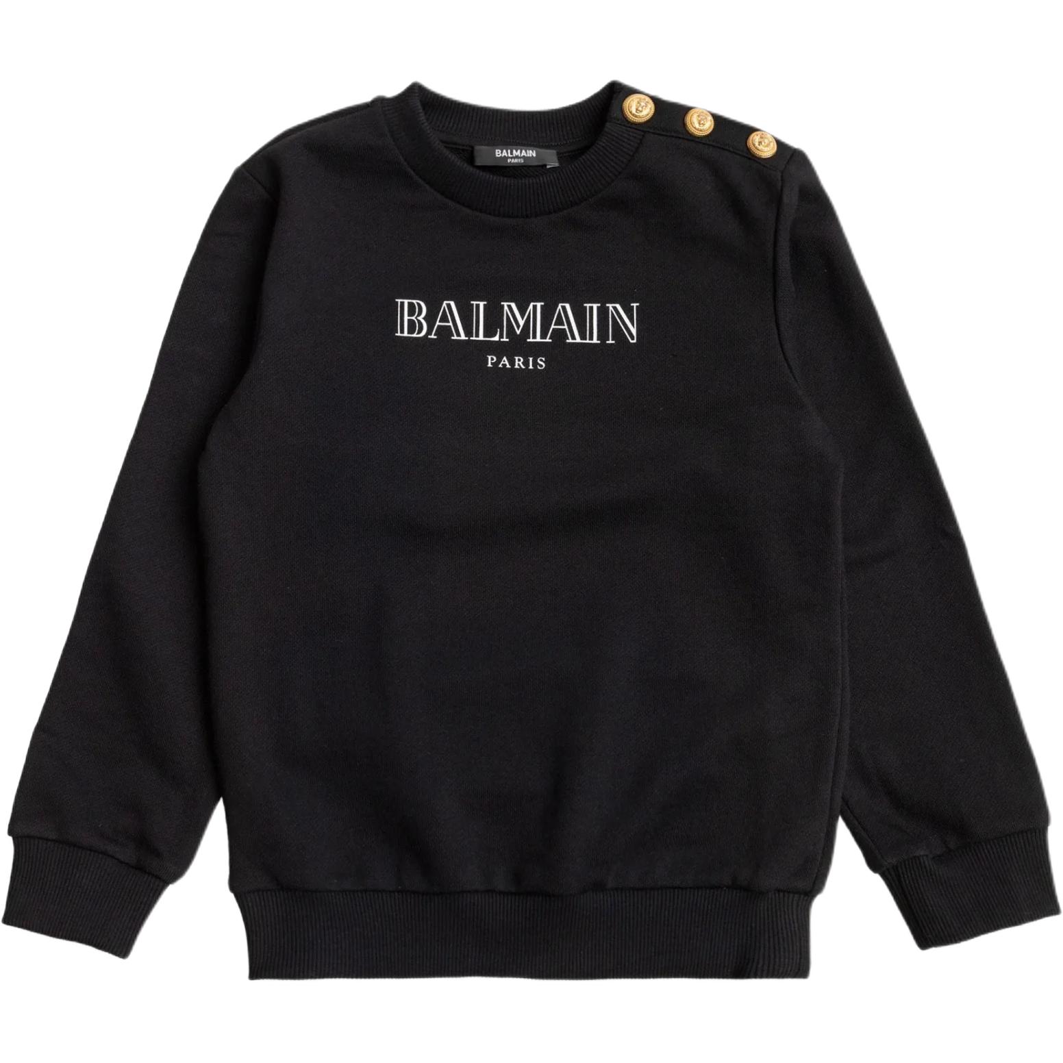Мужское худи BALMAIN (черное)