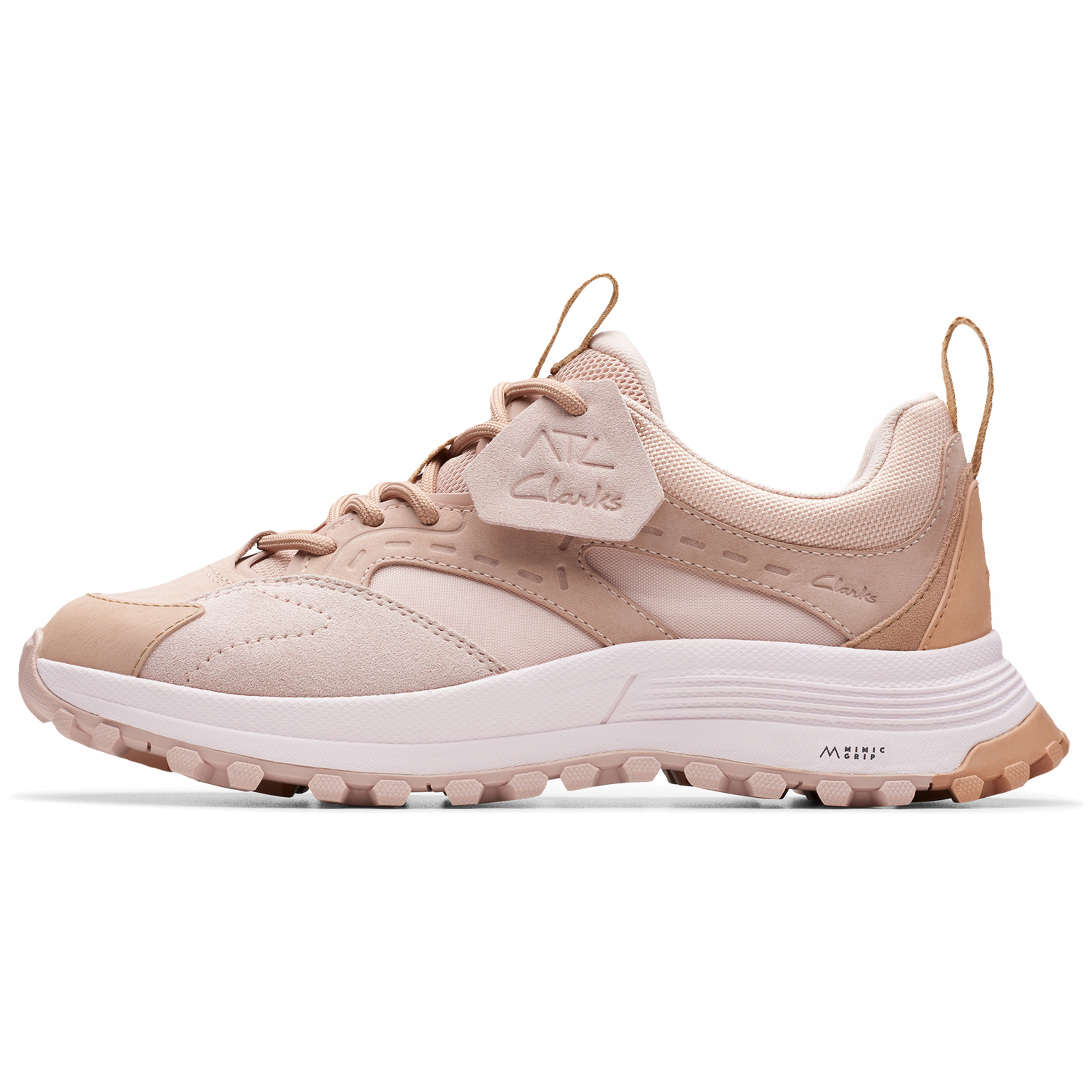 Clarks Slip Resistant And Breathable Low top Outdoor Shoes Women’s Pink