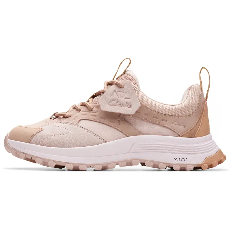Clarks Slip Resistant And Breathable Low top Outdoor Shoes Women's Pink