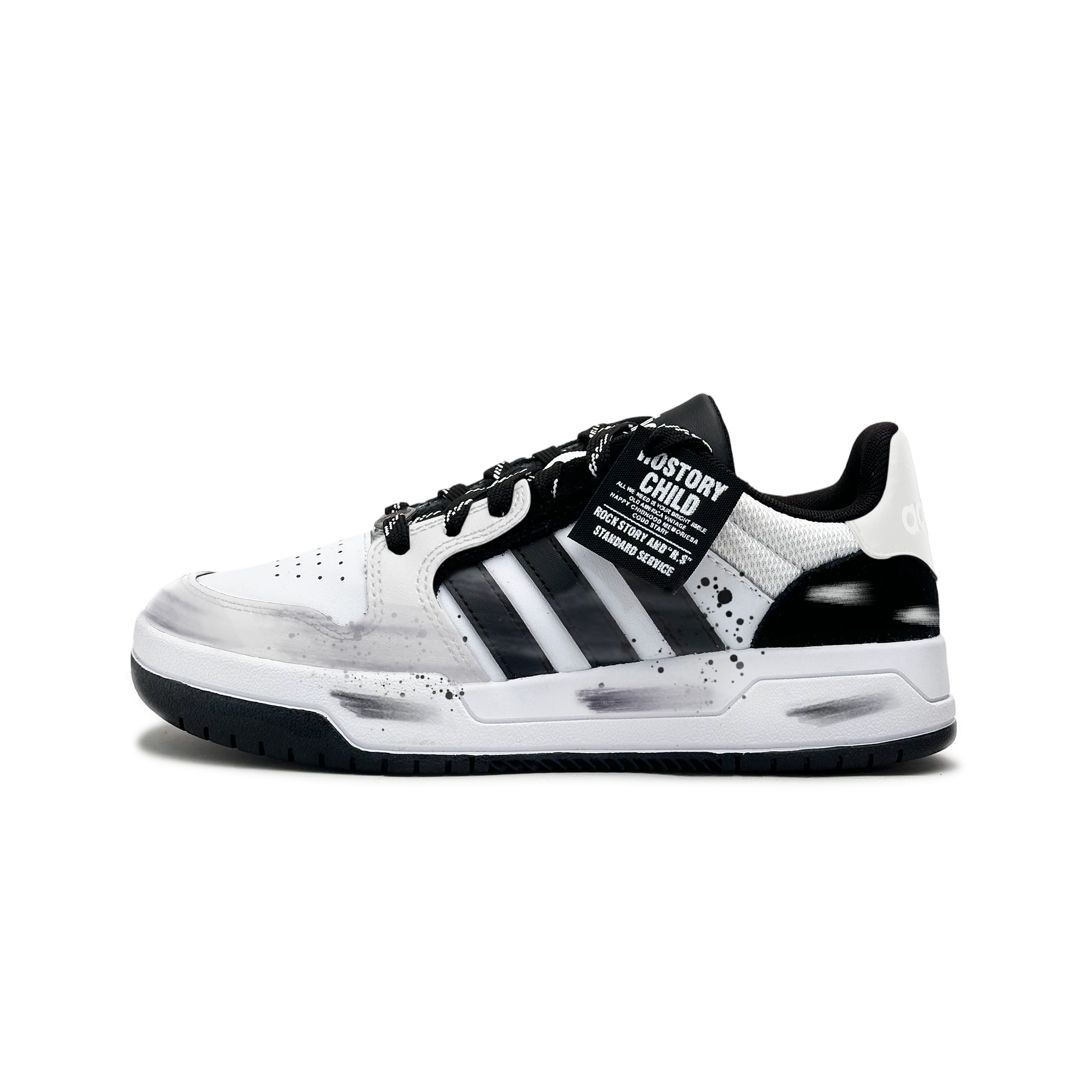 Adidas, comfortable universal fashionable low sneakers for men and women, custom-made
