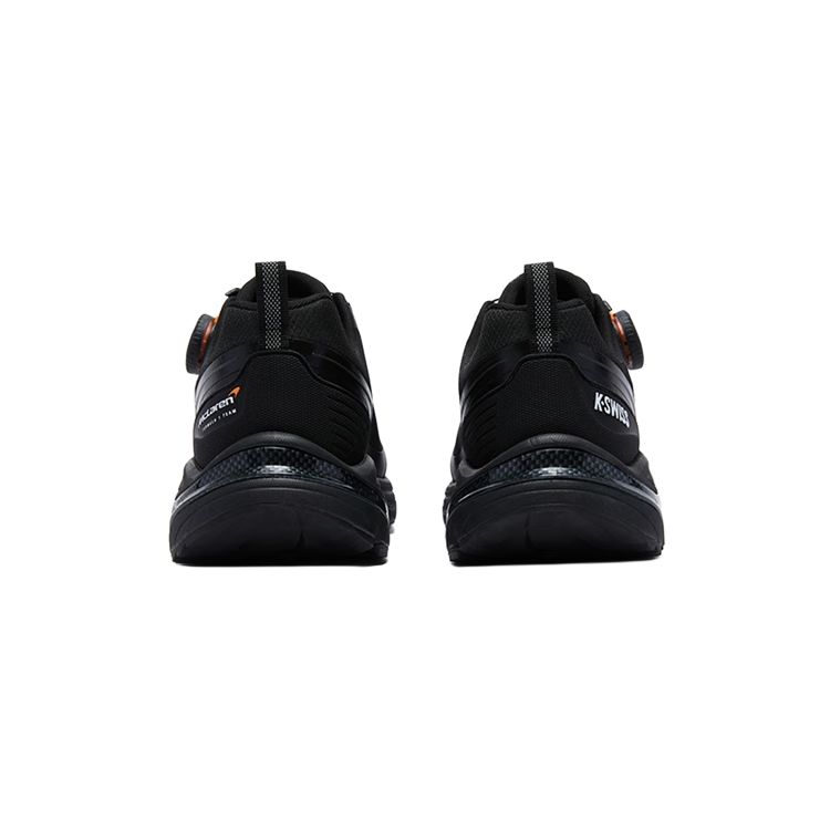 K·SWISS Low top Tennis Shoes Men’s Pure Black/Autumn Orange/Wimbledon White
