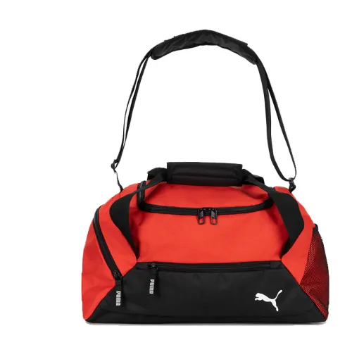 PUMA Fabric Handbag Travel Bag Men's Black & Red