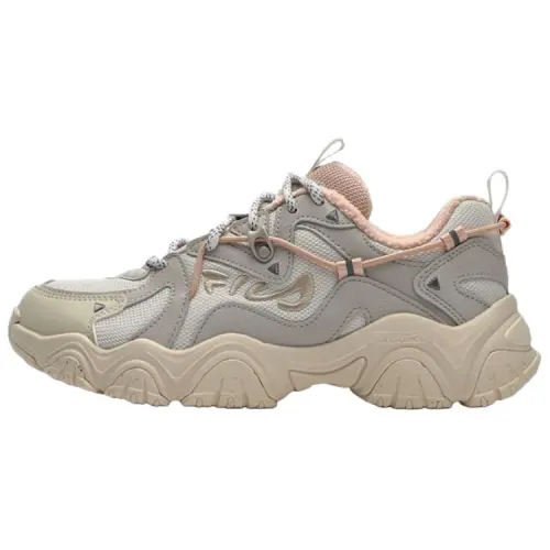 FILA Fluid 4 Abrasion Resistant Low top Casual Shoes Women's Pink Silver