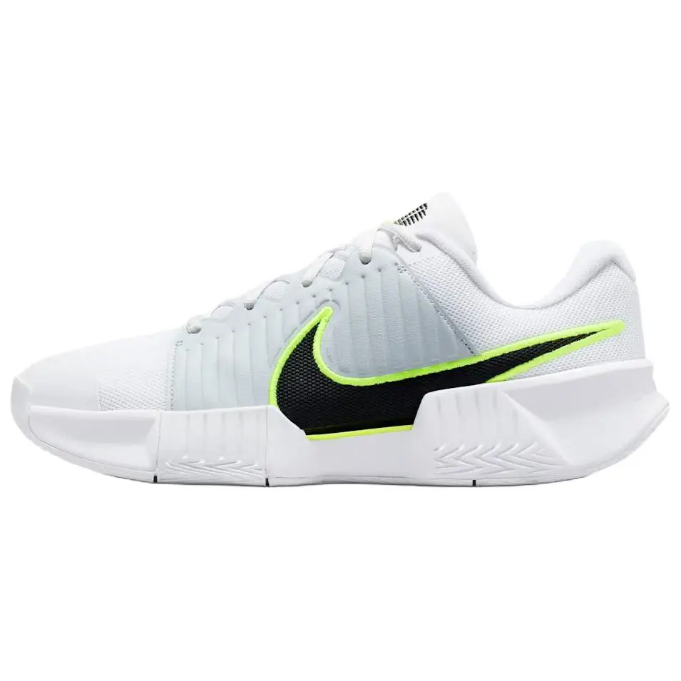 Nike GP Challenge Pro Abrasion Resistant Low top Tennis Shoes Men's White
