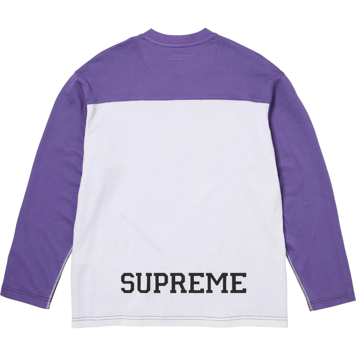 Supreme split long-sleeved sweater