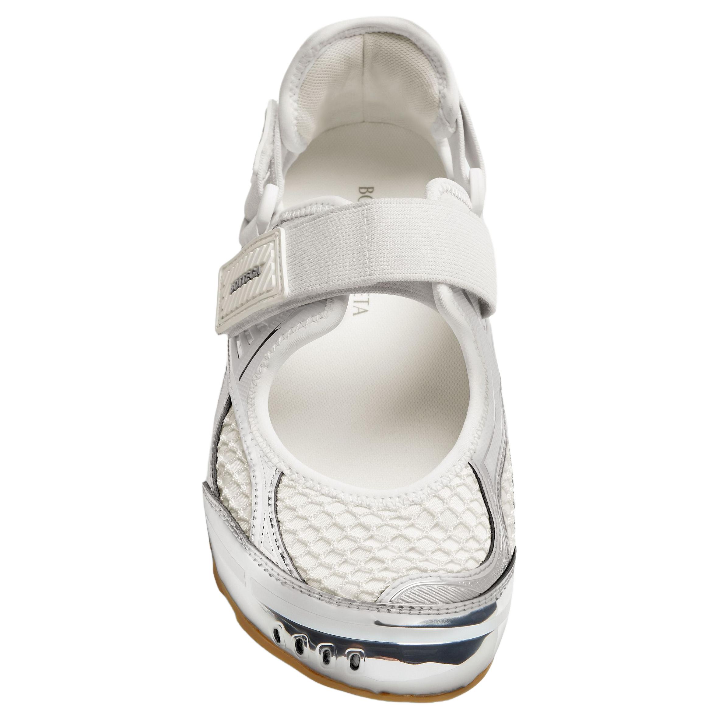 Женские туфли Bottega Veneta Bottega Veneta Orbit Flash (серебристый) — фото 4