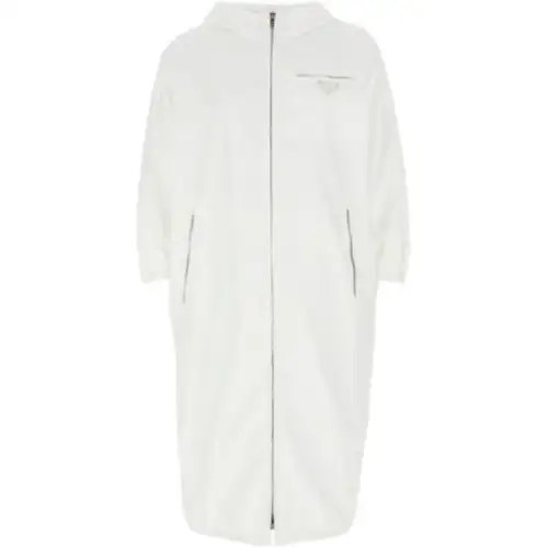 PRADA SS21 Trench Coat Women's White