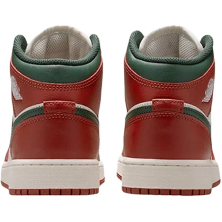 Женские кроссовки Jordan JordanAir Jordan 1 GS (бело-красные) — Белыйкрасный — фото 3