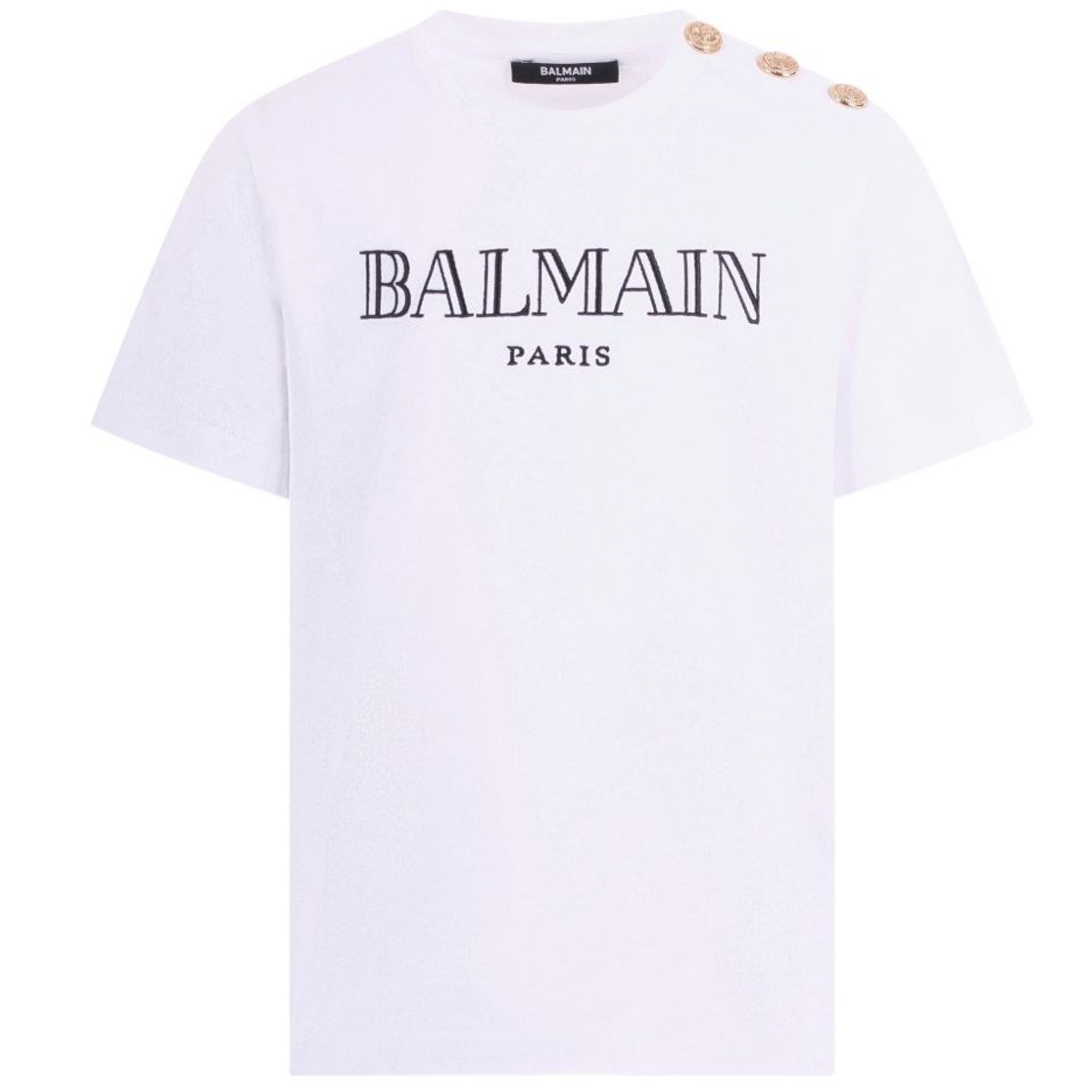 Женская футболка BALMAIN T SS26 (черная)