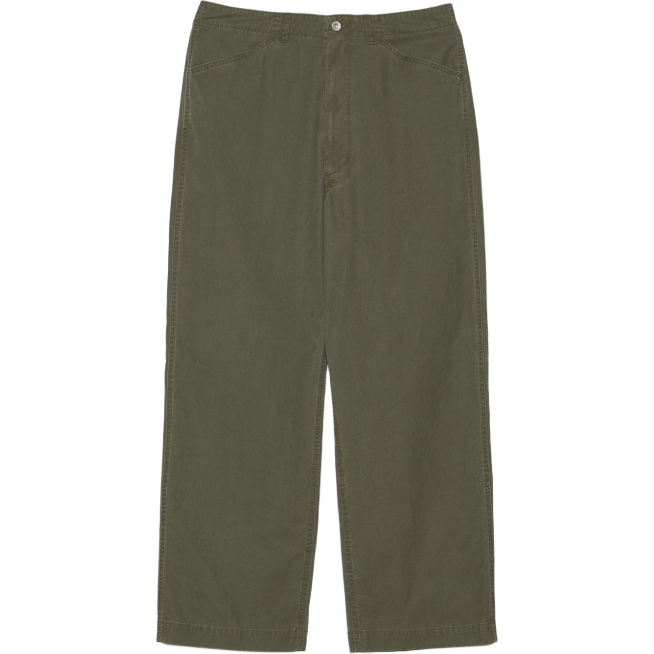 Штаны nanamica nanamica SS26 Field Pants (градиент оливковый зеленый)