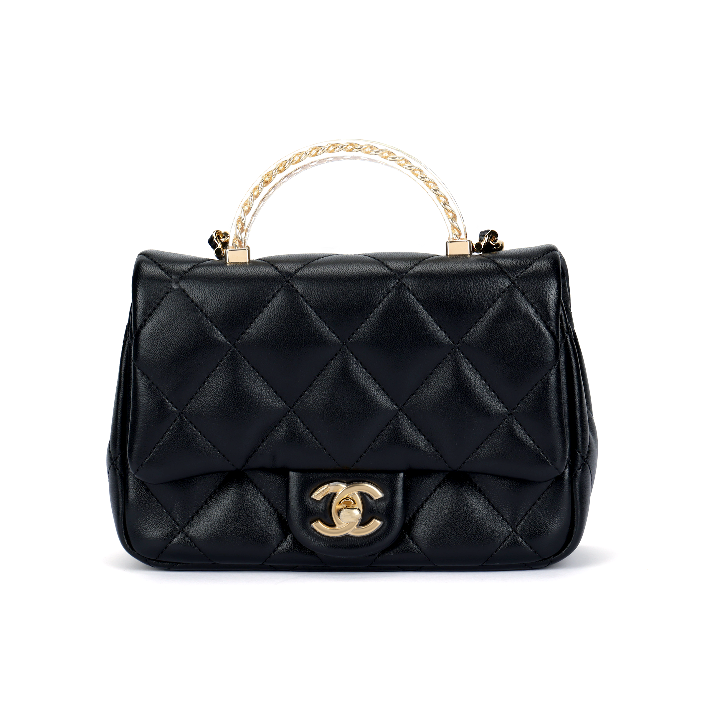 Женская сумка Chanel Flap Bag (черная)