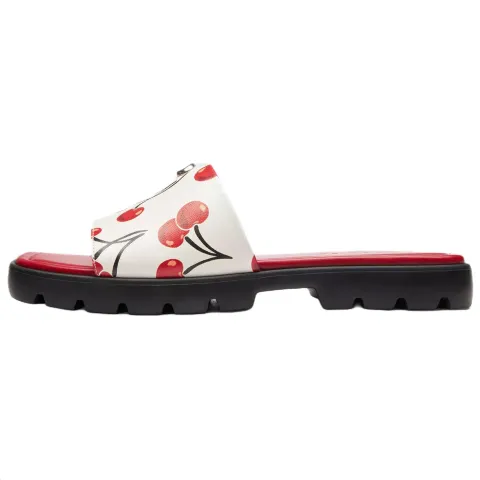 COACH Slide Slippers Women's Red