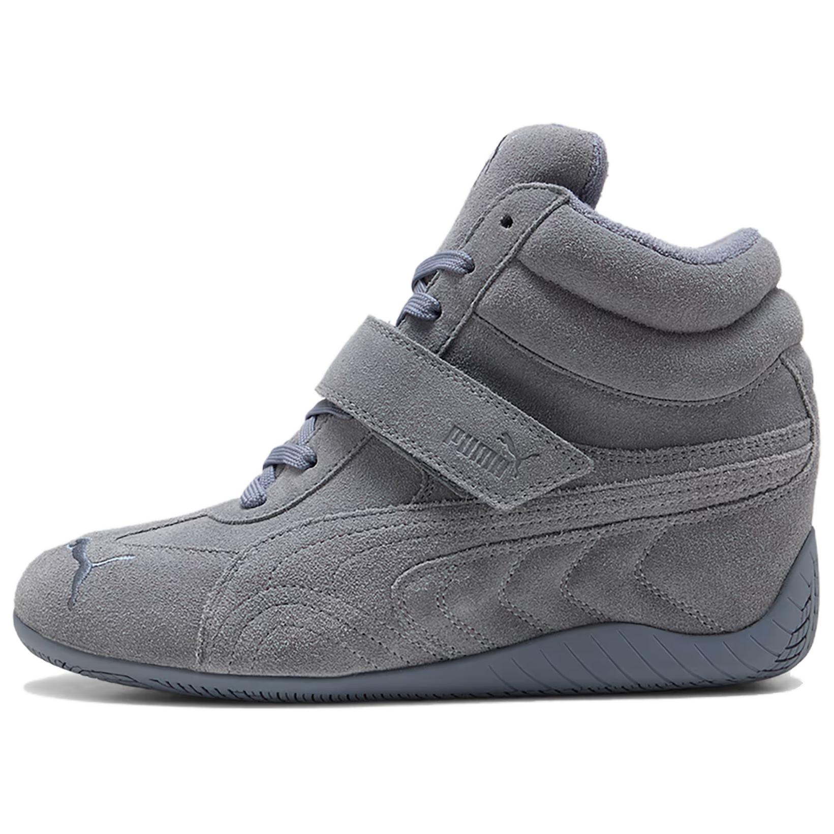 Женские кроссовки PUMA speedcat wedge (серые)