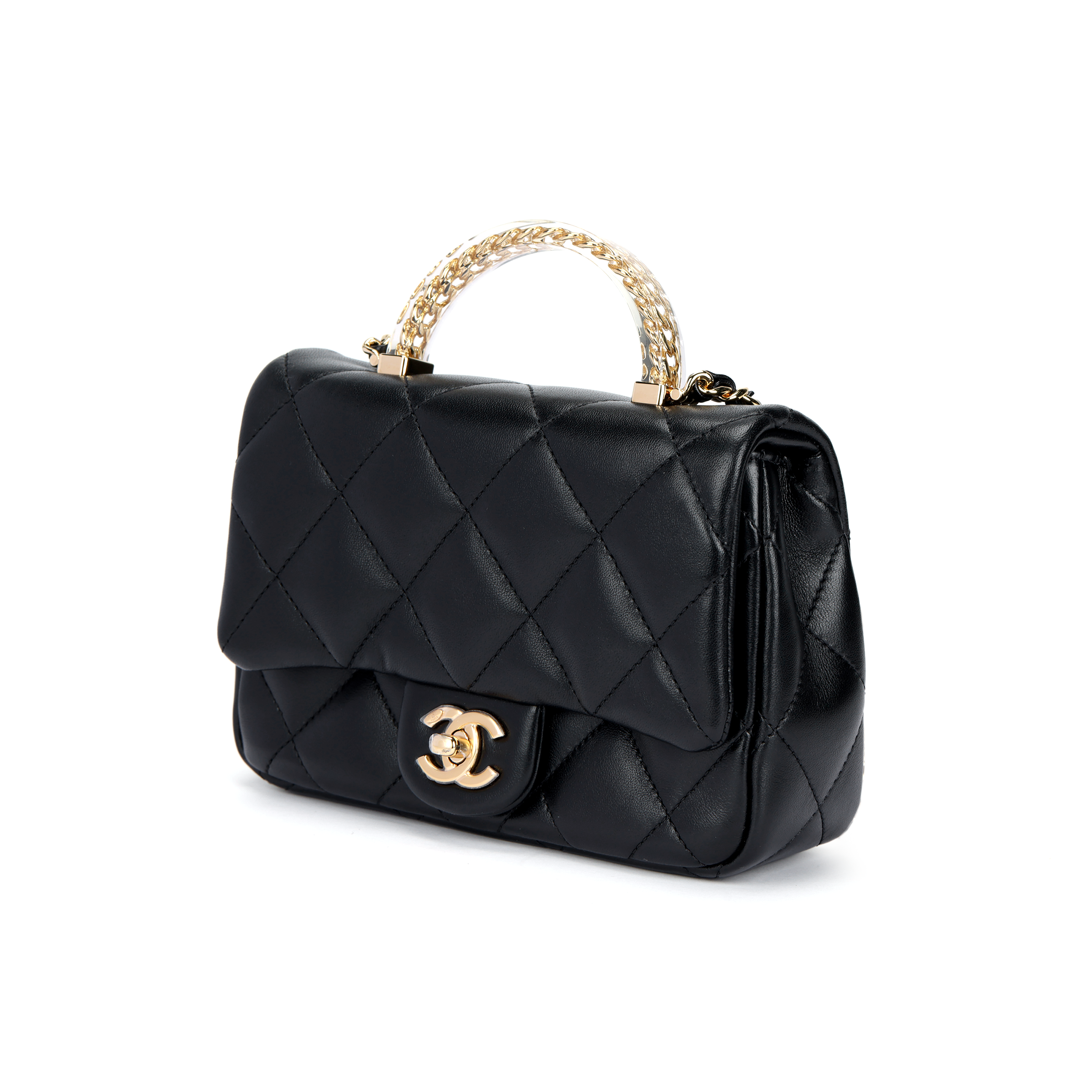 Женская сумка Chanel Flap Bag (черная) — фото 2