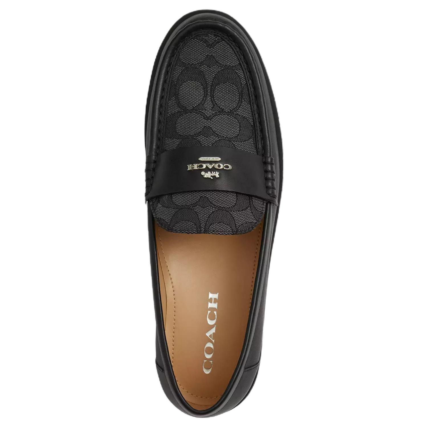 COACH Janie Loafers 2.5cm Women's Black