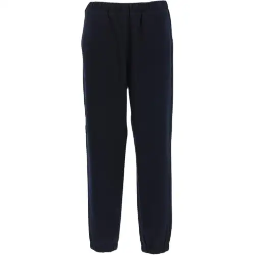 Loro Piana SS22 Knitted Sweatpants Men's Dark Blue
