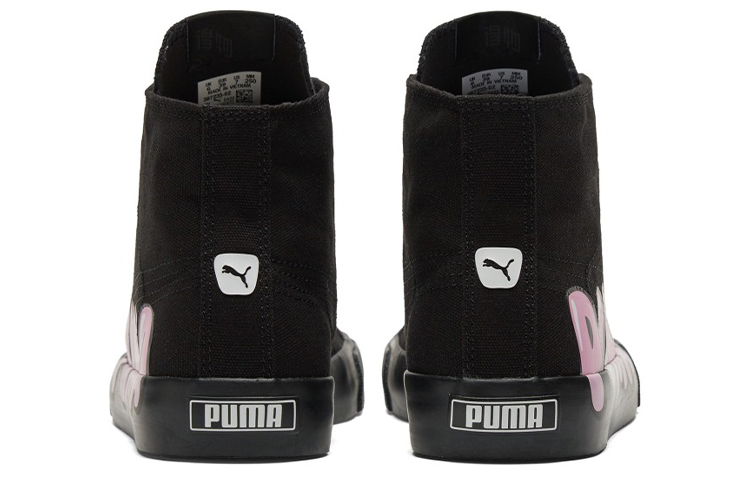 Кеды PUMA Bari (черно-розовые) — Чёрный / розовый — фото 4