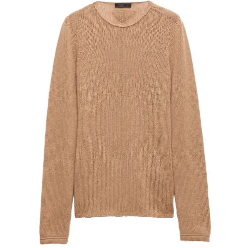 PRADA Sweater Men's Camel Brown