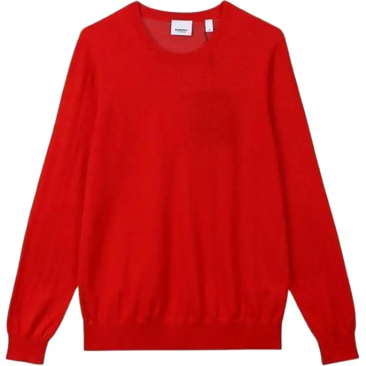 Burberry Sweaters Women's Red Crew Neck Moderate Other