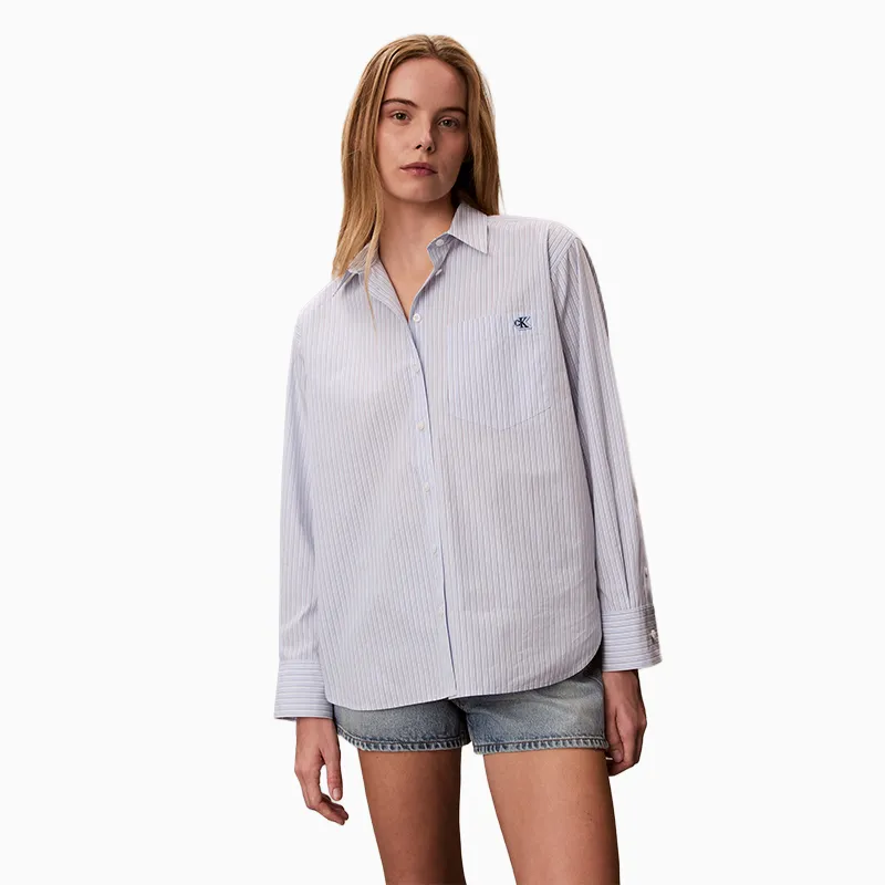 Calvin Klein striped cotton shirt