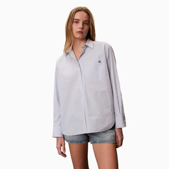 Calvin Klein striped cotton shirt