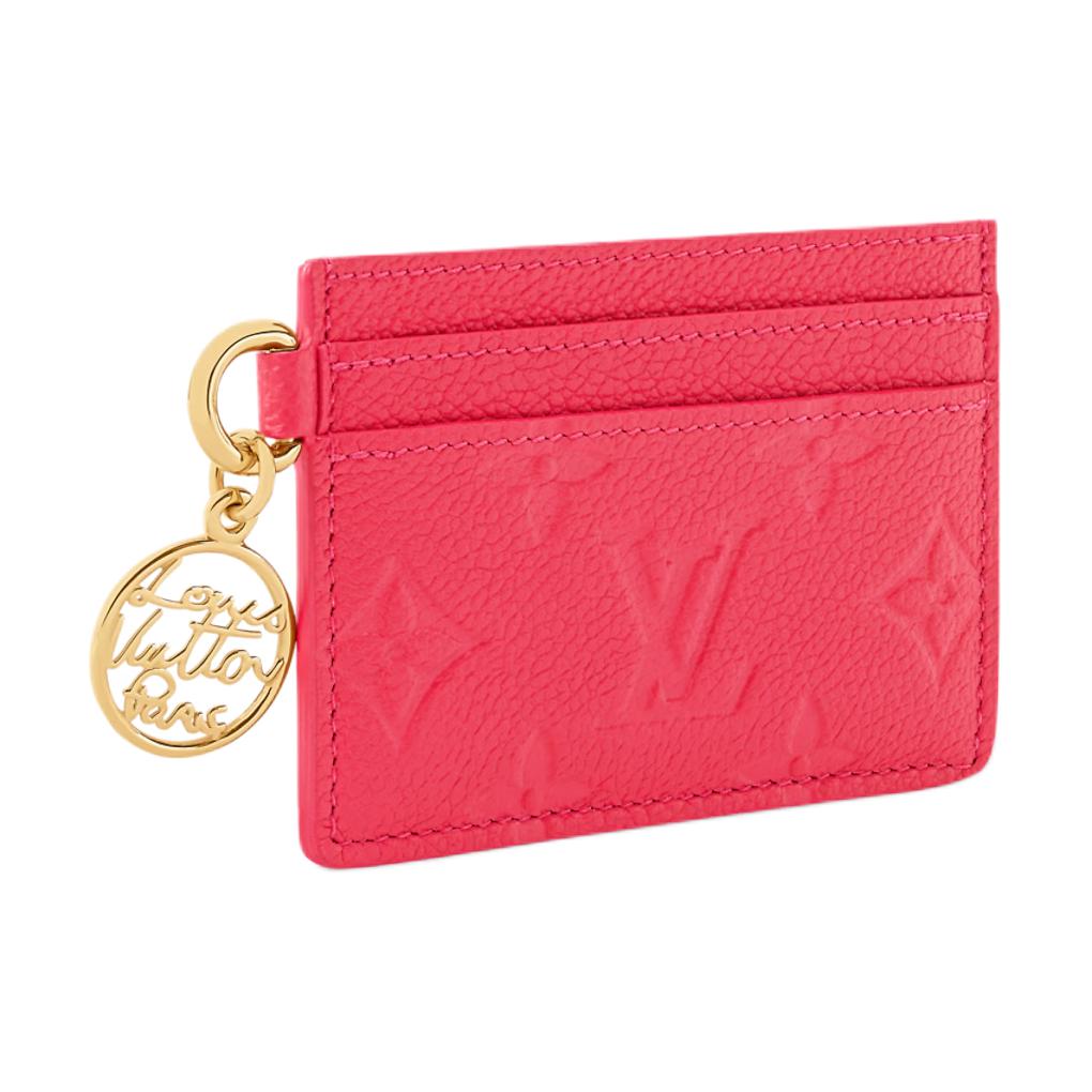 Женская сумка Louis Vuitton Charms LV (клубнично-розовая) — фото 2