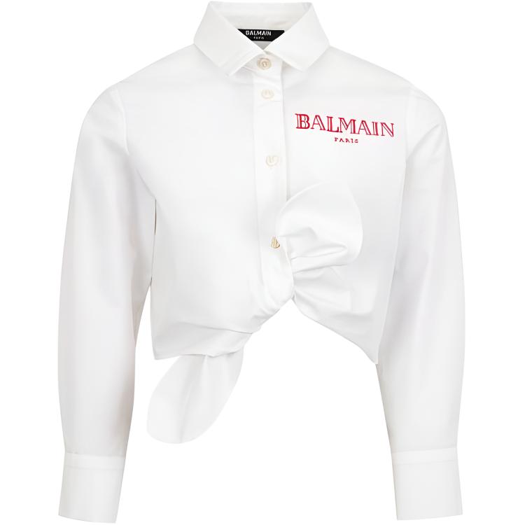 Детская рубашка BALMAIN (белый)