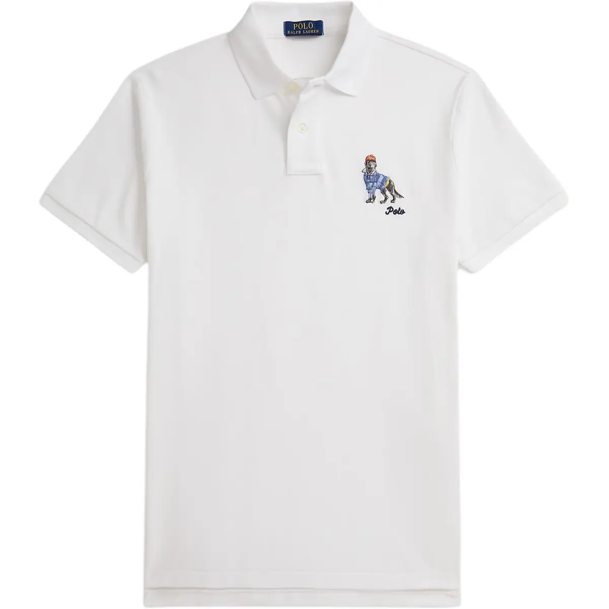 Polo Ralph Lauren FW25 Polo Shirt Custom Slim Fit Men's White