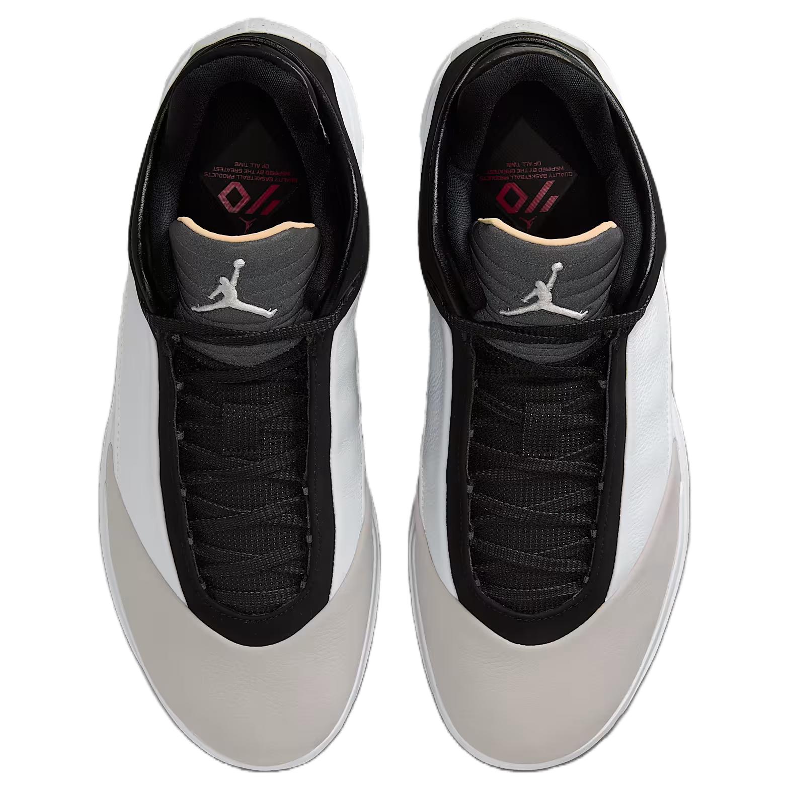 Jordan Air Jordan 40 Low top Basketball Shoes Men's White Gray Black Asian Version
