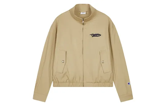 Champion Campus SS26 Удобная, универсальная, модная повседневная тканая куртка с воротником-стойкой, американская версия куртки, женский стиль