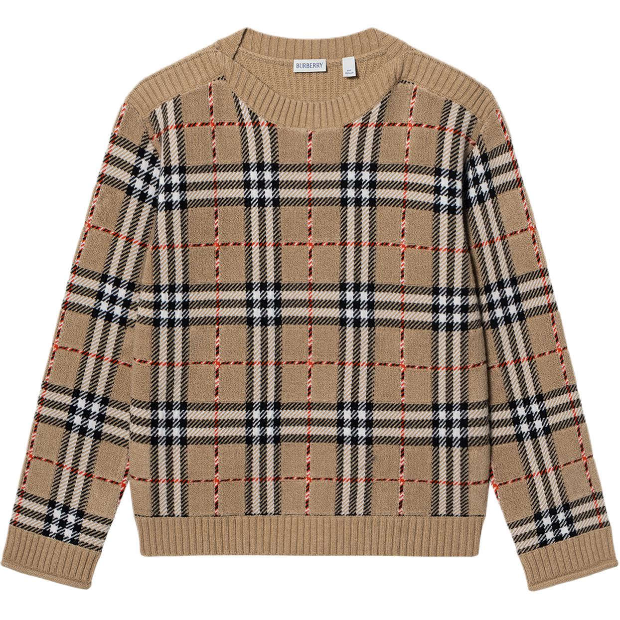 Мужской худи Burberry SS26 (бежевый)