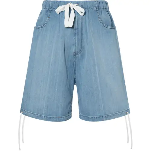GUCCI Denim Shorts Men's Light Blue