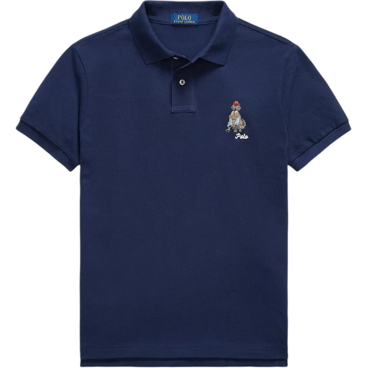 Polo Ralph Lauren dog-embroidered polo shirt