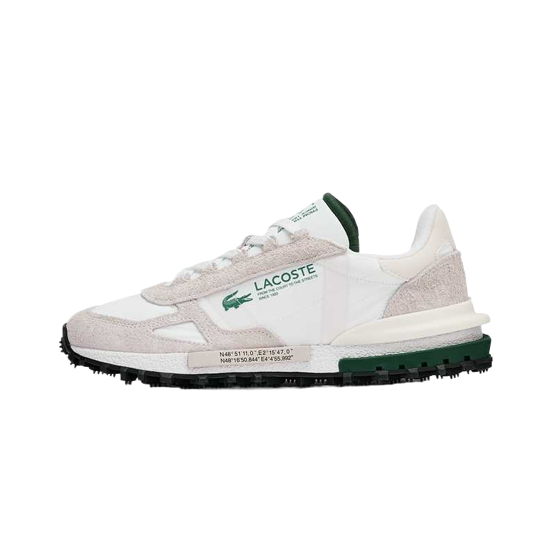Мужские кеды LACOSTE LACOSTE (бело-зеленые)