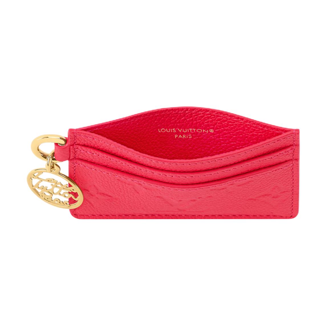 Женская сумка Louis Vuitton Charms LV (клубнично-розовая) — фото 4